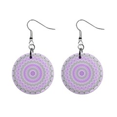 Mandala Mini Button Earrings by Siebenhuehner