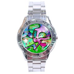 Graffity Stainless Steel Watch by Siebenhuehner