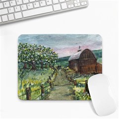  amish Apple Blossoms  By Ave Hurley Of Artrevu   Small Mousepad by ArtRave2