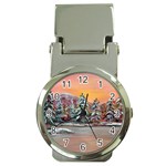  Jane s Winter Sunset   by Ave Hurley of ArtRevu ~ Money Clip Watch Front