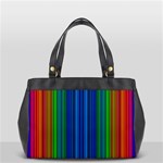 Strips Oversize Office Handbag (One Side) Front