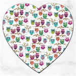 Happy Owls Jigsaw Puzzle (Heart) Front