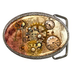 Steampunk Belt Buckle (oval) by Ancello