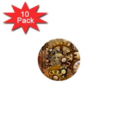 Steampunk 1  Mini Button (10 Pack) by Ancello