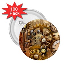 Steampunk 2 25  Button (100 Pack) by Ancello