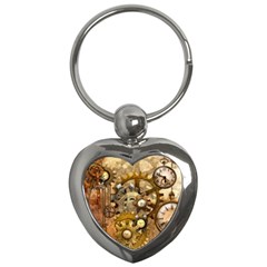 Steampunk Key Chain (heart) by Ancello