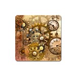 Steampunk Magnet (Square) Front