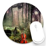 last song 8  Mouse Pad (Round) Front