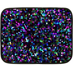 Glitter 1 Mini Fleece Blanket (two Sided) by MedusArt