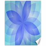 Abstract Lotus Flower 1 Canvas 11  x 14  (Unframed) 10.95 x13.48  Canvas - 1