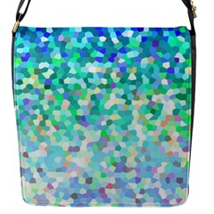 Mosaic Sparkley 1 Flap Closure Messenger Bag (small) by MedusArt