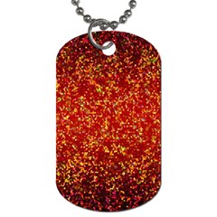 Glitter 3 Dog Tag (one Sided) by MedusArt