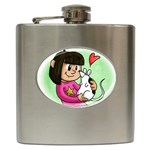 Bookcover  Copy Hip Flask Front