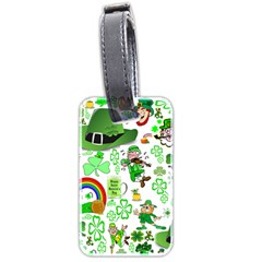 St Patrick s Day Collage Luggage Tag (two Sides) by StuffOrSomething