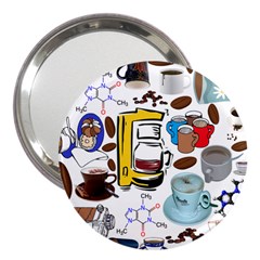 Just Bring Me Coffee 3  Handbag Mirror by StuffOrSomething