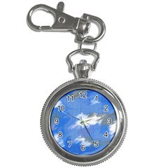 Abstract Clouds Key Chain Watch by StuffOrSomething