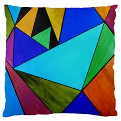 Abstract Large Cushion Case (single Sided)  by Siebenhuehner