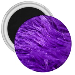 Purple Tresses 3  Button Magnet by FunWithFibro