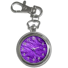 Purple Tresses Key Chain Watch by FunWithFibro