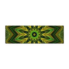 Woven Jungle Leaves Mandala Bumper Sticker 10 Pack by Zandiepants