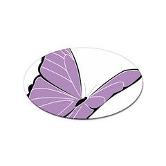 Purple Awareness Butterfly 2 Sticker 100 Pack (oval) by FunWithFibro