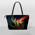 Northern Lights, Abstract Rainbow Aurora Large Shoulder Bag Back