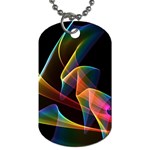 Crystal Rainbow, Abstract Winds Of Love  Dog Tag (One Sided) Front