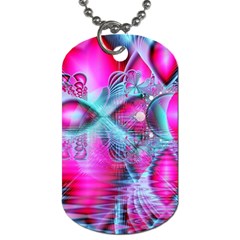 Ruby Red Crystal Palace, Abstract Jewels Dog Tag (one Sided) by DianeClancy