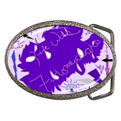 Life With Fibro2 Belt Buckle (oval) by FunWithFibro