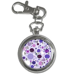 Purple Awareness Dots Key Chain Watch by FunWithFibro