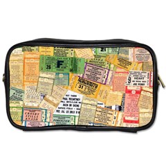 Retro Concert Tickets Travel Toiletry Bag (one Side) by StuffOrSomething