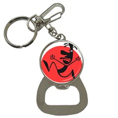 Running Man Bottle Opener Key Chain by StuffOrSomething