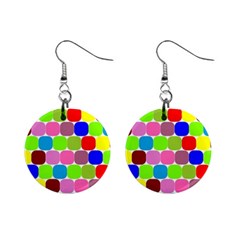 Color Mini Button Earrings by Siebenhuehner