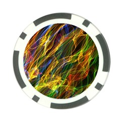 Abstract Smoke Poker Chip by StuffOrSomething