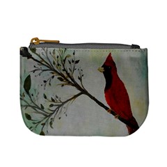 Sweet Red Cardinal Coin Change Purse by rokinronda