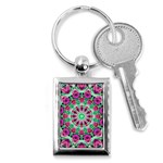 Flower Garden Key Chain (Rectangle) Front