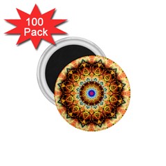 Ochre Burnt Glass 1 75  Button Magnet (100 Pack) by Zandiepants