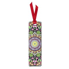 Psychedelic Leaves Mandala Small Bookmark by Zandiepants