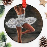 Ballet Ballet Round Ornament Front