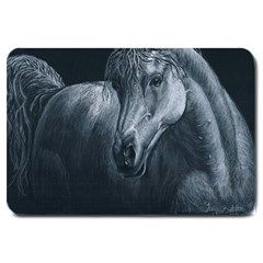 Equine Grace  Large Door Mat by TonyaButcher