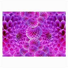 Purple Dahlias Glasses Cloth (large) by FunWithFibro