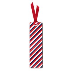 Diagonal Patriot Stripes Small Bookmark by StuffOrSomething