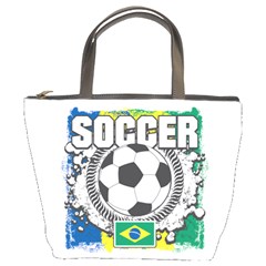 Soccer Brazil Bucket Bag by MegaSportsFan