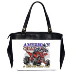 American Quad Oversize Office Handbag (Two Sides) Back