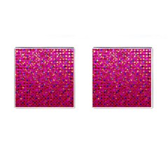 Polka Dot Sparkley Jewels 1 Cufflinks (square) by MedusArt