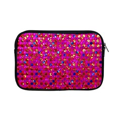 Polka Dot Sparkley Jewels 1 Apple Ipad Mini Zippered Sleeve by MedusArt