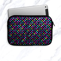 Polka Dot Sparkley Jewels 2 Apple Ipad Mini Zippered Sleeve by MedusArt