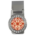 Digital Decorative Ornament Artwork Money Clip (CZ) Front