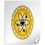 Atom Symbol Canvas 16  x 20  (Unframed) 15.75 x19.29  Canvas - 1