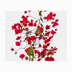 Red Petals Glasses Cloth (small) by dflcprints